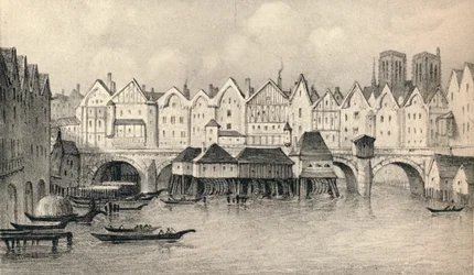 The Pont Notre-Dame in 1560