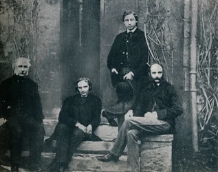 The Prince of Wales and his tutors at Oxford University