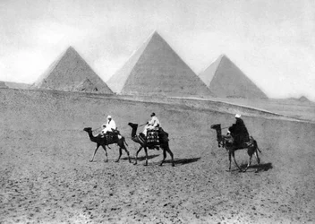 The Pyramids of Giza, Cairo, Egypt