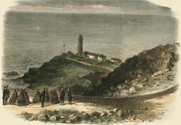 The Queen Visiting South Stack Lighthouse, Holyhead, 1853