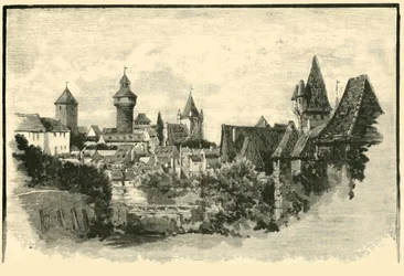The Ramparts, Nuremberg, 1890