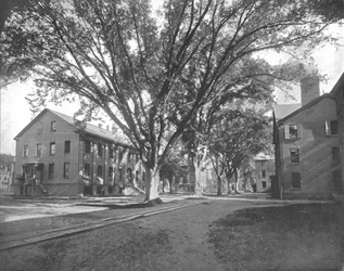 The Reading Hall and Treasury, Yale College, New Haven, Connecticut, USA, c1900