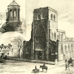 The Refectory Pulpit. The Abbey Church, 1898