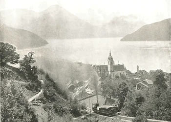 The Rigi Railway, Vitznau, Switzerland, 1895