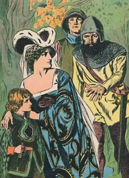 The Robbers Discover Queen Margaret and the Prince
