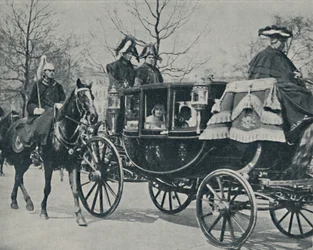 The Royal Couple Returning from the Abbey, 1923, 1937