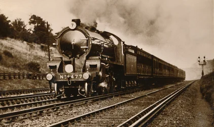 The S.R. West of England Express Passing Earlsfield, early 20th century