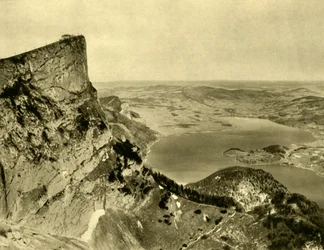 The Schafberg and the Mondsee, Upper Austria