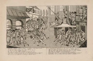 The September Massacres of 1792. The Death of Princesse de Lamballe