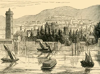 The South Side of the Thames, Taken from Adelphi Terrace, 1770