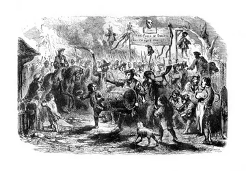 The Stamp Riots of New York, c1765, 1872