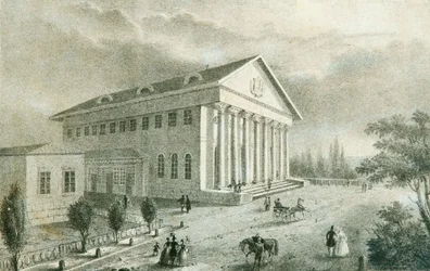 The Summer Theatre in Petrovsky Park, Moscow, Russia