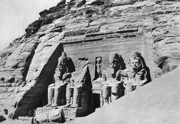 The Temple of Abu Simbel, Egypt, 1936