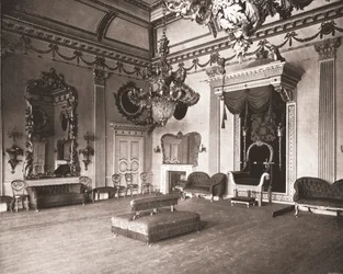 The Throne Room, Dublin Castle, Dublin, Ireland, 1894