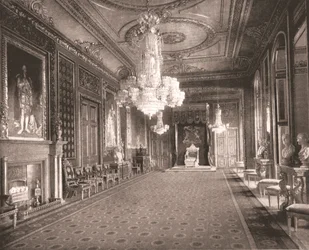 The Throne Room, Windsor Castle, Berkshire, 1894