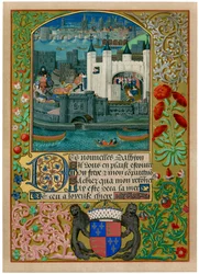The Tower of London with London Bridge