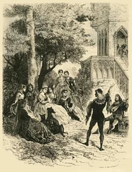 The Trouvere Adenes at the Court of Queen Marie of Brabant, 1274-1285, 1890