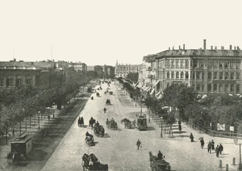 The Vesterbrogade, Copenhagen, Denmark, 1895