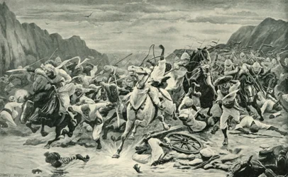 The Victory of Kandahar Cavalry Pursuit to the Arghandab River, 1901
