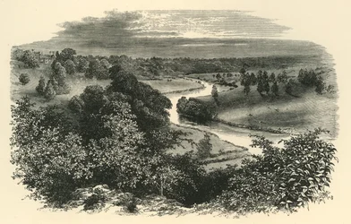 The Wye, from Goodrich Castle, c1890