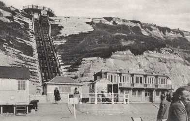 The cliff lift at Bournemouth, Dorset