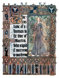 The Costume of a Woman in the Reign of Edward III, 1909