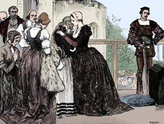 The execution of Anne Boleyn, 1536