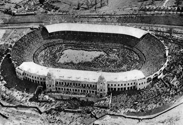 The first Cup Final at Wembley Stadium, London, 1923