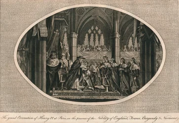 The grand coronation of Henry VI of England in Paris, 1431, 1793