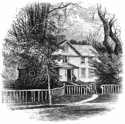 The Home of Amos Benson Alcott, Concord, Massachusetts