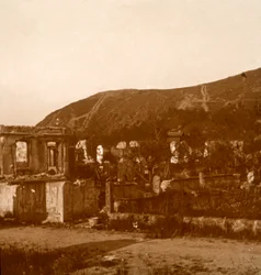 The kiosk, Metzeral, northern France, c1914-c1918
