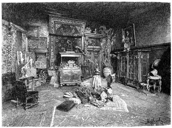 The little studio of Hans Makart, Vienna, Austria