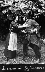 The return of the legionnaire, c1900