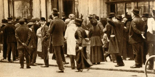 The sinking of the Lusitania, May 1915, 1933