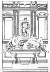 The Tomb of Julian de Medici in the New Vestry of San Lorenzo Basilica, Florence