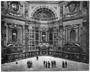 The Tomb of the Last of the Medici Family, San Lorenzo Basilica, Florence, Italy