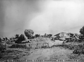 The Town of Caney after Combat