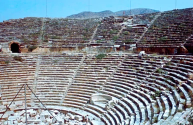 Theatre, Hierapolis, Pamukkale, Turkey