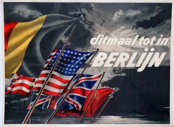 This Time until in Berlin, Belgian pro-Allied propaganda poster