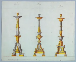 Three Designs for Candlesticks
