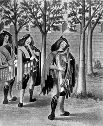 Three minstrels