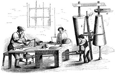 Throwing an Earthenware Vessel