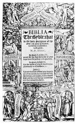 Title Page of the Coverdale Bible, 1535