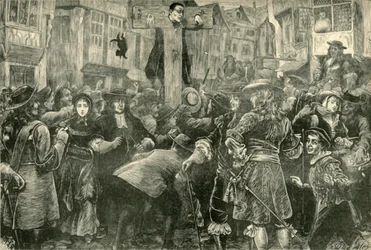 Titus Oates in the Pillory, 1685