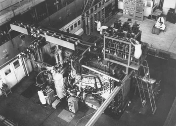 Tokamak T-4 at the Kurchatov Institute of Atomic Energy