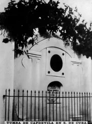 Tomb of Capdevila in Santiago de Cuba, 1871, 1920s