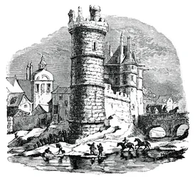 Tour de Nesle, Paris, 17th century, 1870