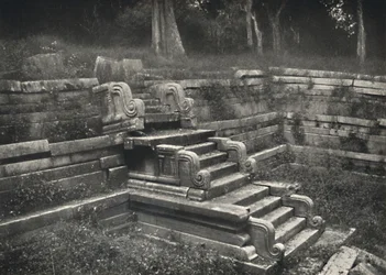 Staircase in a Masonry Bathing Pool, Anuradhapura, 1926