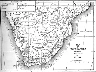 Tribal Map of South Africa