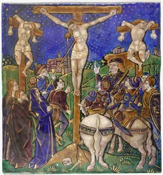 Triptych Panel with the Crucifixion